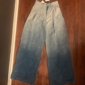 Brandon Maxwell ombré jeans